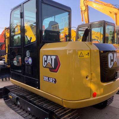 Construction jaune Cat305 Excavateur d'occasion Excavateur de chenille d'occasion 5400kg