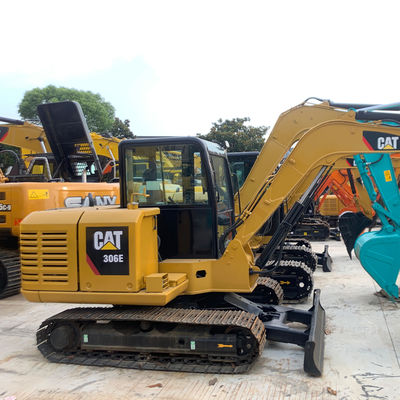 Excavatrice utilisée pour la construction routière CAT306E Excavatrice CAT d'occasion 5795kg