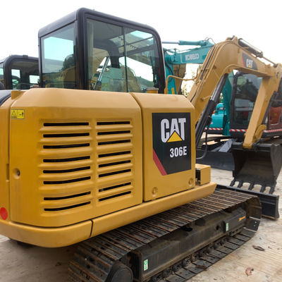 Excavatrice utilisée pour la construction routière CAT306E Excavatrice CAT d'occasion 5795kg