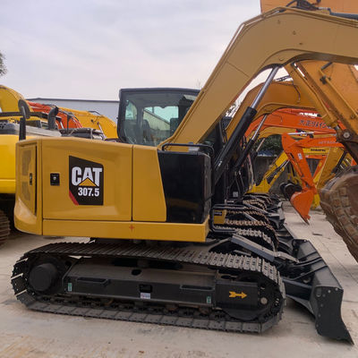 7210 kg Excavateur CAT d'occasion de grande taille Excavateur hydraulique à rampe de seconde main CAT307