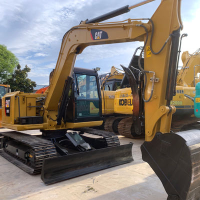 Puissants hydrauliques jaunes utilisés CAT Excavator Crawler type 2nd Hand Diggers CAT308D