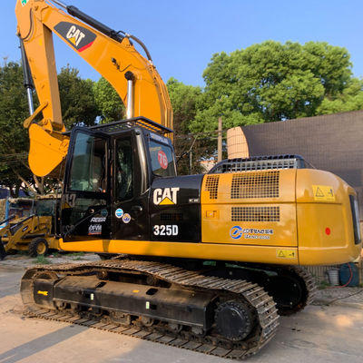 Excavateur d'occasion pour l'agriculture CAT Excavateur à remorqueuse d'occasion CAT325D Couleur jaune