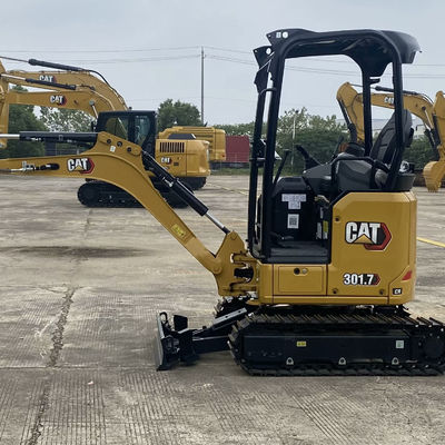 16.1kW Excavateur CAT utilisé Mini-excavateurs Cat301.7 d'occasion Fonctionnement en douceur