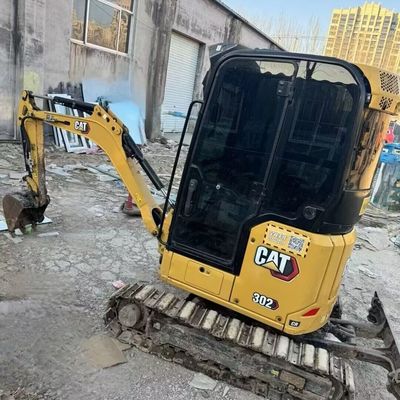 Traitement des matériaux Vieille mini-excavatrice Excavatrice Cat302 Machines de déplacement de terre