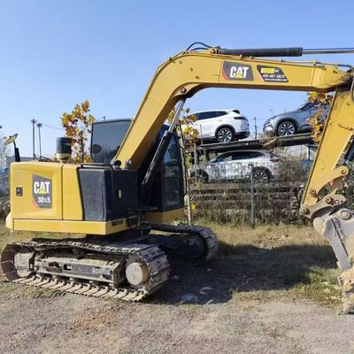 Excavatrice mini hydraulique utilisée Cat307 41.5kw Excavatrice à rouleaux robustes