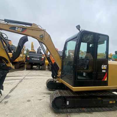 Machinerie de construction d'occasion Utilisée Creuseur Cat306E2 34,7kw Pour la construction de routes