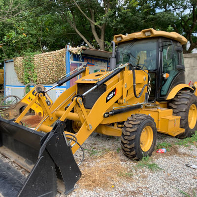 3283 kg Charge Chargeuse utilisée de seconde main CAT 420F Chargeuse de remorqueuse 76,1 kW Pour la construction