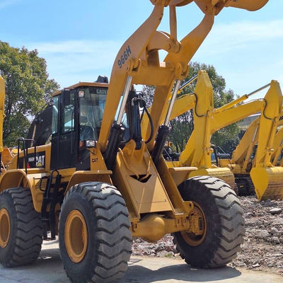 Construction chargeuse de remorqueuse utilisée CAT 966H 6T Charge de deuxième main Tracteur chargeuse de remorqueuse
