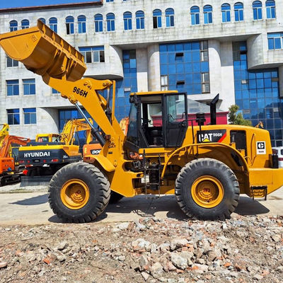 Construction chargeuse de remorqueuse utilisée CAT 966H 6T Charge de deuxième main Tracteur chargeuse de remorqueuse
