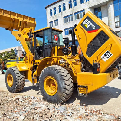 Construction chargeuse de remorqueuse utilisée CAT 966H 6T Charge de deuxième main Tracteur chargeuse de remorqueuse