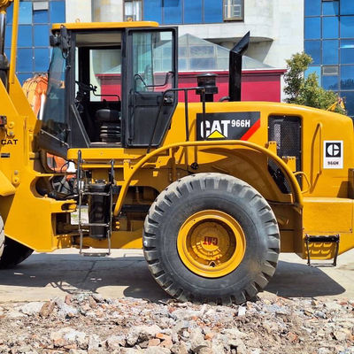 Construction chargeuse de remorqueuse utilisée CAT 966H 6T Charge de deuxième main Tracteur chargeuse de remorqueuse