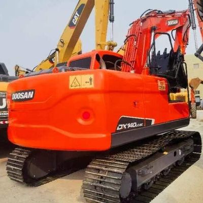 Utilisé Doosan DH140 12 tonnes Excavateur à chenille Vieille terre de déplacement des machines