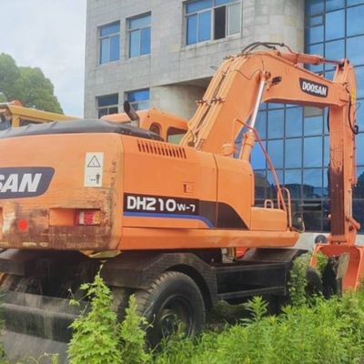Doosan 210w équipement de construction d'occasion Excavatrice hydraulique à rampe 19800 Kg
