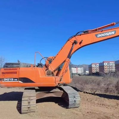 Excavatrice utilisée Doosan DH215W Machines de construction 48KW Économie de carburant