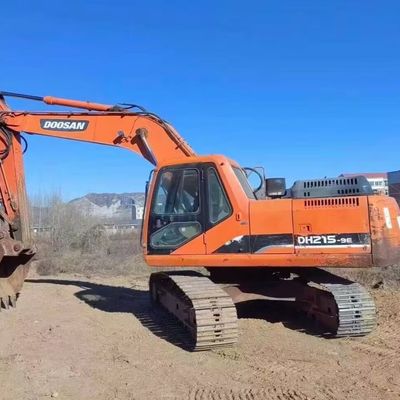 Excavatrice utilisée Doosan DH215W Machines de construction 48KW Économie de carburant