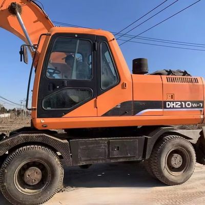 Excavateur à roues utilisées Doosan 210w-7 Excavateur à roues utilisées 115 kW Pour l'industrie minière