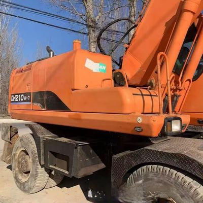 Excavateur à roues utilisées Doosan 210w-7 Excavateur à roues utilisées 115 kW Pour l'industrie minière