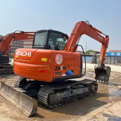 Hitachi ZX70 Excavateur hydraulique d'occasion Excavateur de type rampant 6510 kg