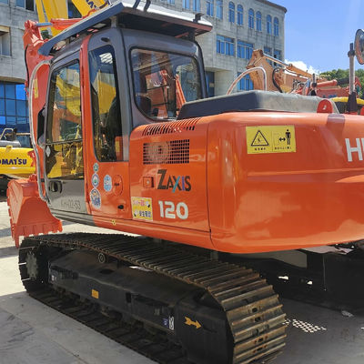 Hitachi ZX120 Excavateur d'occasion de type rampant Excavateur d'occasion de 12 tonnes