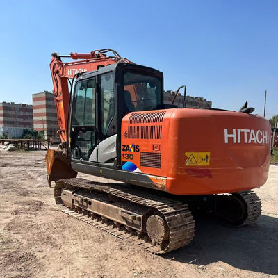 Hitachi Zx130 Excavateur d'occasion 69kw Équipement de construction Excavateur à rampe