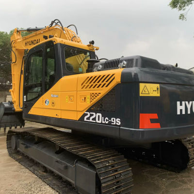 Bien entretenu Excavateur Hyundai utilisé Hyundai 220lc-9s Machines de construction 22400kg