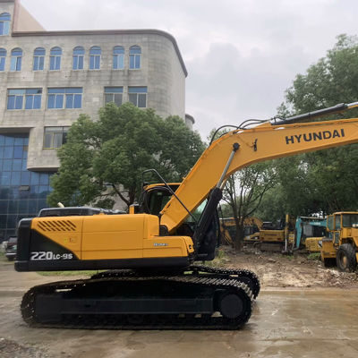 Bien entretenu Excavateur Hyundai utilisé Hyundai 220lc-9s Machines de construction 22400kg