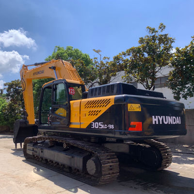 30200kg Excavatrice utilisée Hyundai HYUNDAI 305LC-9S 198KW Excavatrice à rampe