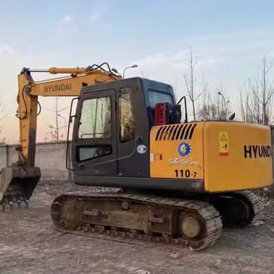 Hyundai R110-7 Excavateur à rouleaux d'occasion Excavateur d'occasion 11200kg 0,30-0,59m3 Seau