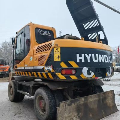 Hyundai 150w Excavateur à roues d'occasion Heavy Duty Equipement de déplacement de terre d'occasion