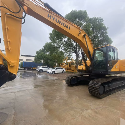 Construction ancienne excavatrice Hyundai 220lc-9s jaune excavatrice d'occasion