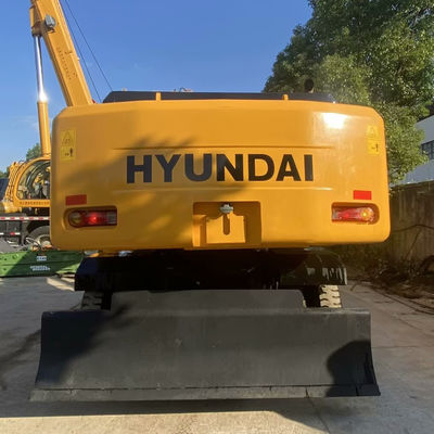 Excavateur Hyundai d'occasion 210w-7 Machines de construction avec traces anti-abrasion