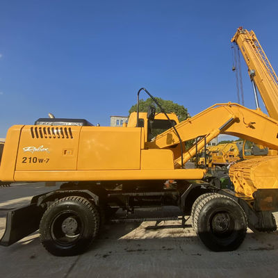 Excavateur Hyundai d'occasion 210w-7 Machines de construction avec traces anti-abrasion