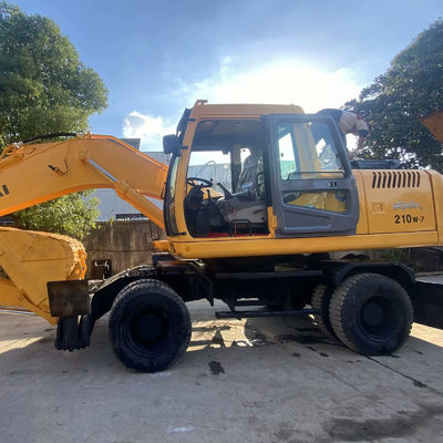 Excavateur Hyundai d'occasion 210w-7 Machines de construction avec traces anti-abrasion