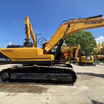 125 kW Excavateur Hyundai d'occasion Hyundai 305lc-9s Excavateur hydraulique à ramper Couleur jaune