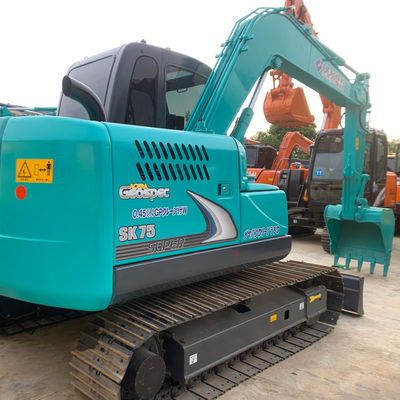 Excavateur hydraulique utilisé Kobleco Sk75 41kw Excavateur pour la construction