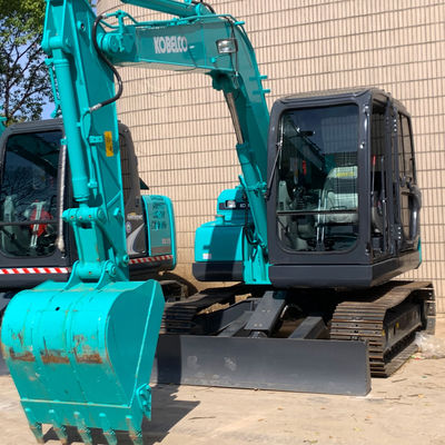 Excavateur hydraulique utilisé Kobleco Sk75 41kw Excavateur pour la construction