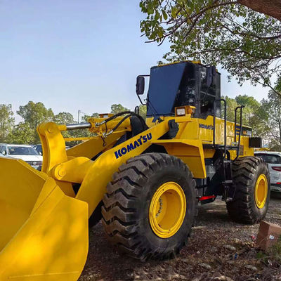 Charge lourde 146 kW Komatsu WA380 Chargeur à roues d'occasion 5 tonnes Charge pour l'agriculture