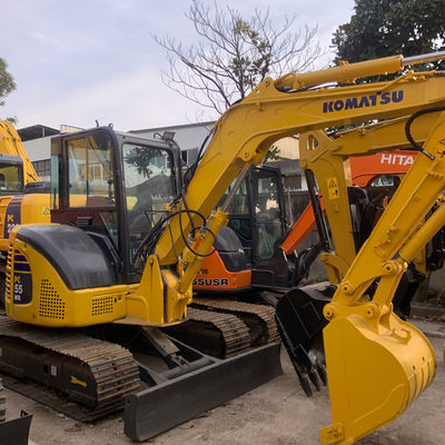 Excavateur hydraulique à rampe utilisée Komatsu Pc55 5160 kg Pour creuser des fondations