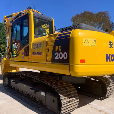 Excavateur à pelle utilisée Komatsu PC200 Machines de construction d'occasion Refroidissement à l'eau