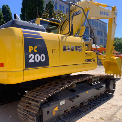 Excavateur à pelle utilisée Komatsu PC200 Machines de construction d'occasion Refroidissement à l'eau