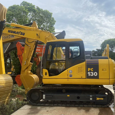 Mini-excavatrice utilisée Komatsu Pc130 équipement d'excavatrice d'occasion pour la construction