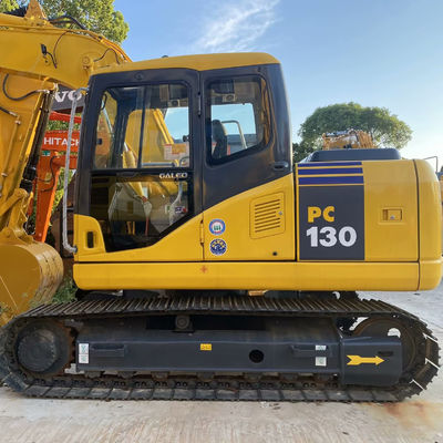 Mini-excavatrice utilisée Komatsu Pc130 équipement d'excavatrice d'occasion pour la construction