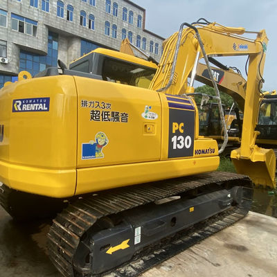 Mini-excavatrice utilisée Komatsu Pc130 équipement d'excavatrice d'occasion pour la construction