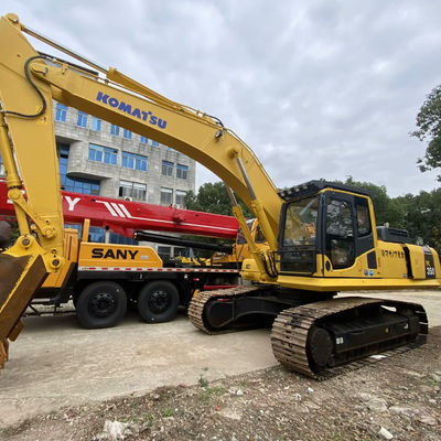 Couleur jaune Komatsu PC350 Excavateurs Komatsu utilisés 32300 kg Pour la construction et l'exploitation minière