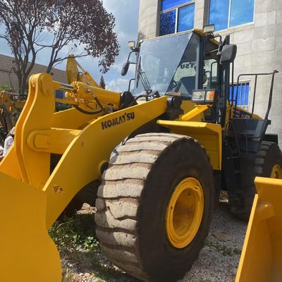 Travaux de construction Utilisé Komatsu WA470 chargeur 204kW refroidissement à l'eau chargeurs de seconde main