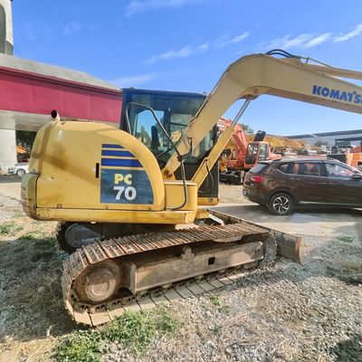 Excavateur mini utilisé pour l'industrie hydraulique Komatsu 70 6500 KG