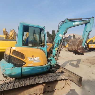 Kubota 161 Mini Excavator Digger 32.7kW équipement de déplacement de terre ancienne