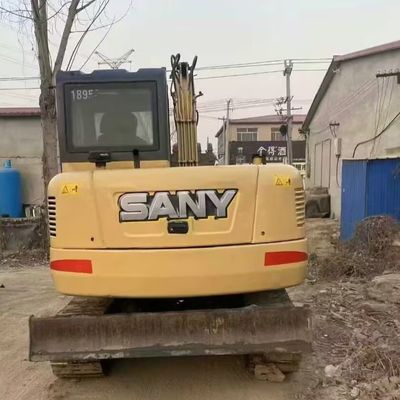 2200 tours par minute Mini Digger SANY 75C machine à creuser d'occasion 7280 kg