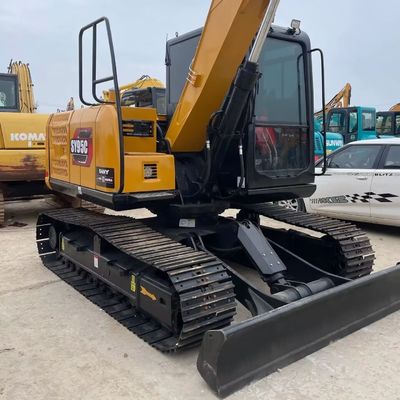 Une mini-pelée utilisée jaune SANY 95c Excavatrice d'occasion 9180kg