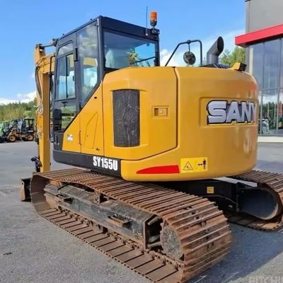 Mini hydraulique utilisé Sany Excavator SANY155U Vieux creuseur de construction